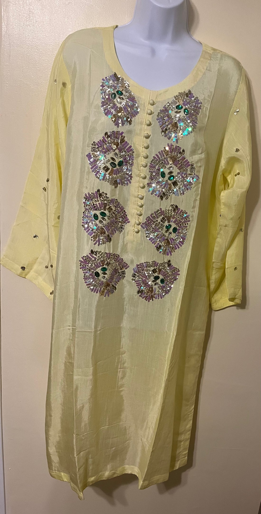 3 Piece Silk Dress  - Large