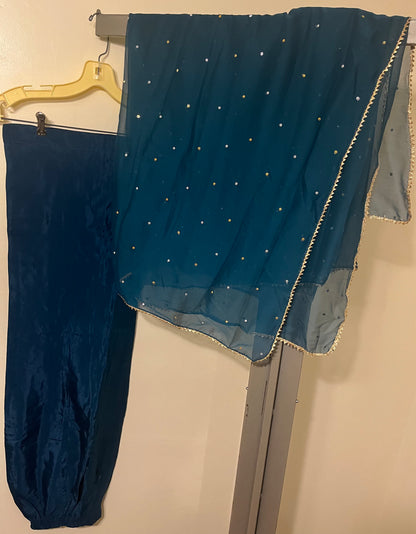 3 Piece Silk Dress  - Large