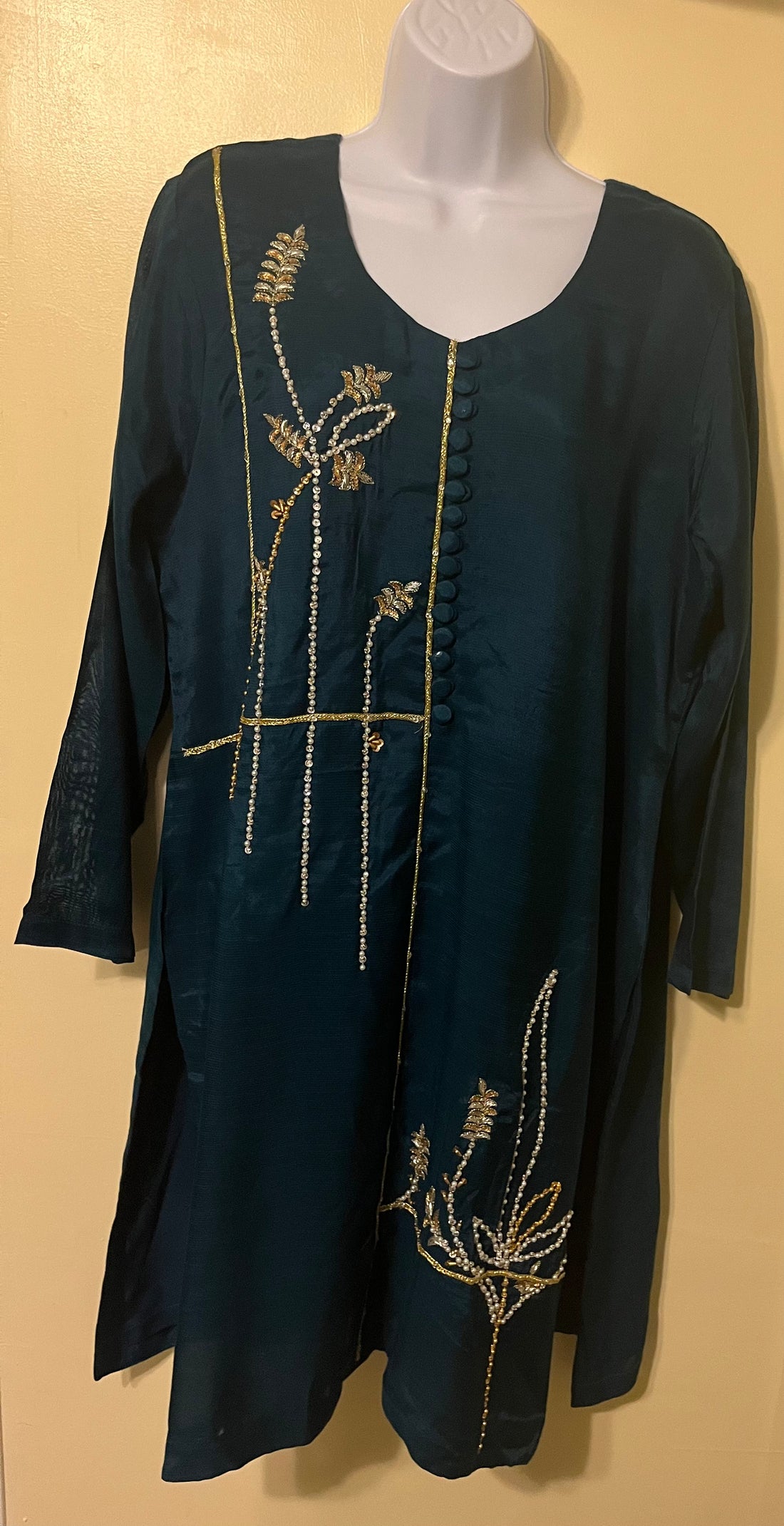 3 Piece Silk Dress  - Large