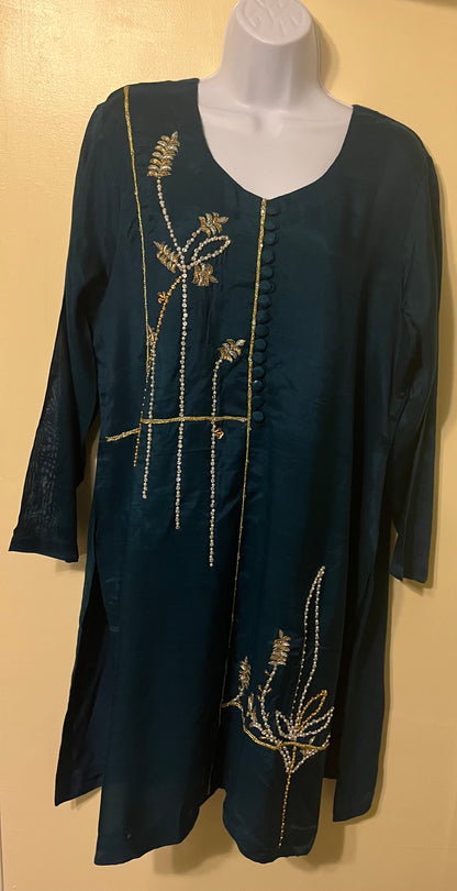 3 Piece Silk Dress  - Large