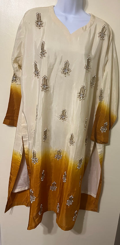 3 Piece Silk Dress  - Extra Large
