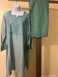 3 Piece Silk Dress - Large